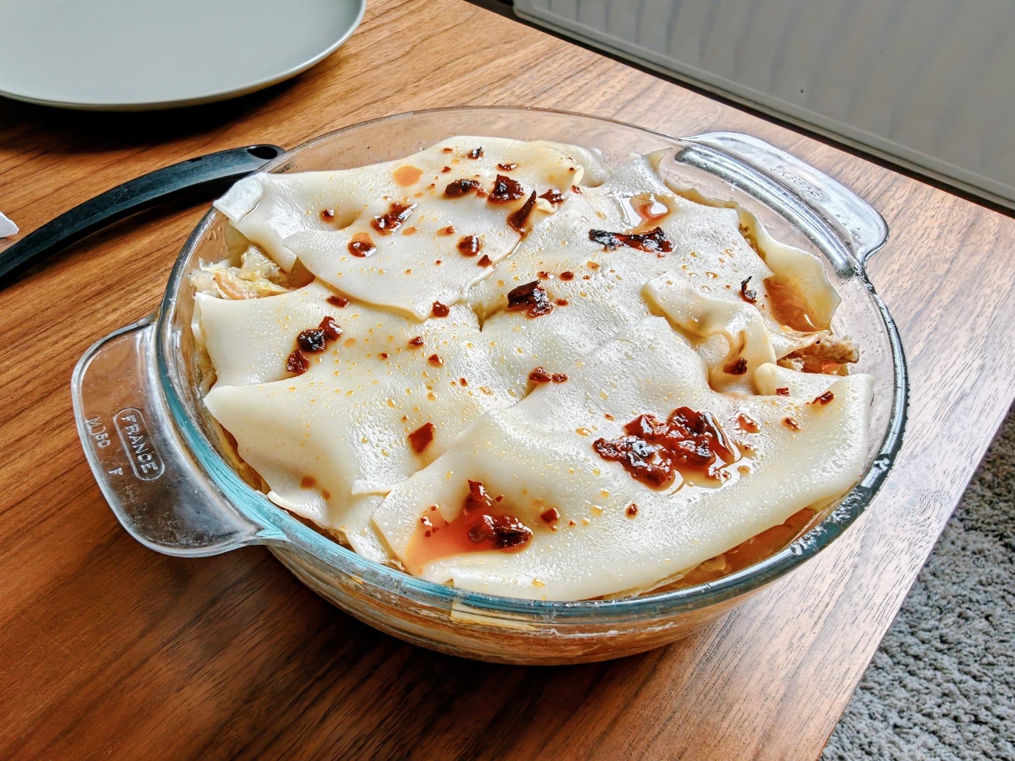 Présentation de Lasagne Xiao Long Bao (Dumpling Lasagna)