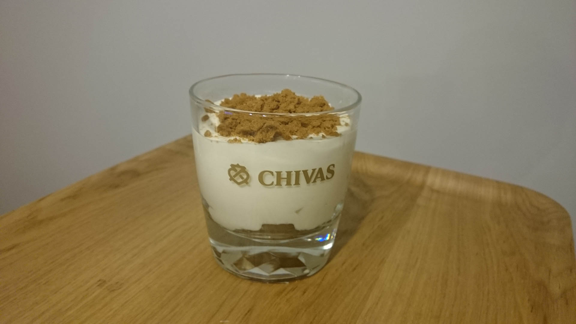 Présentation de Tiramisu pommes flambées & spéculoos
