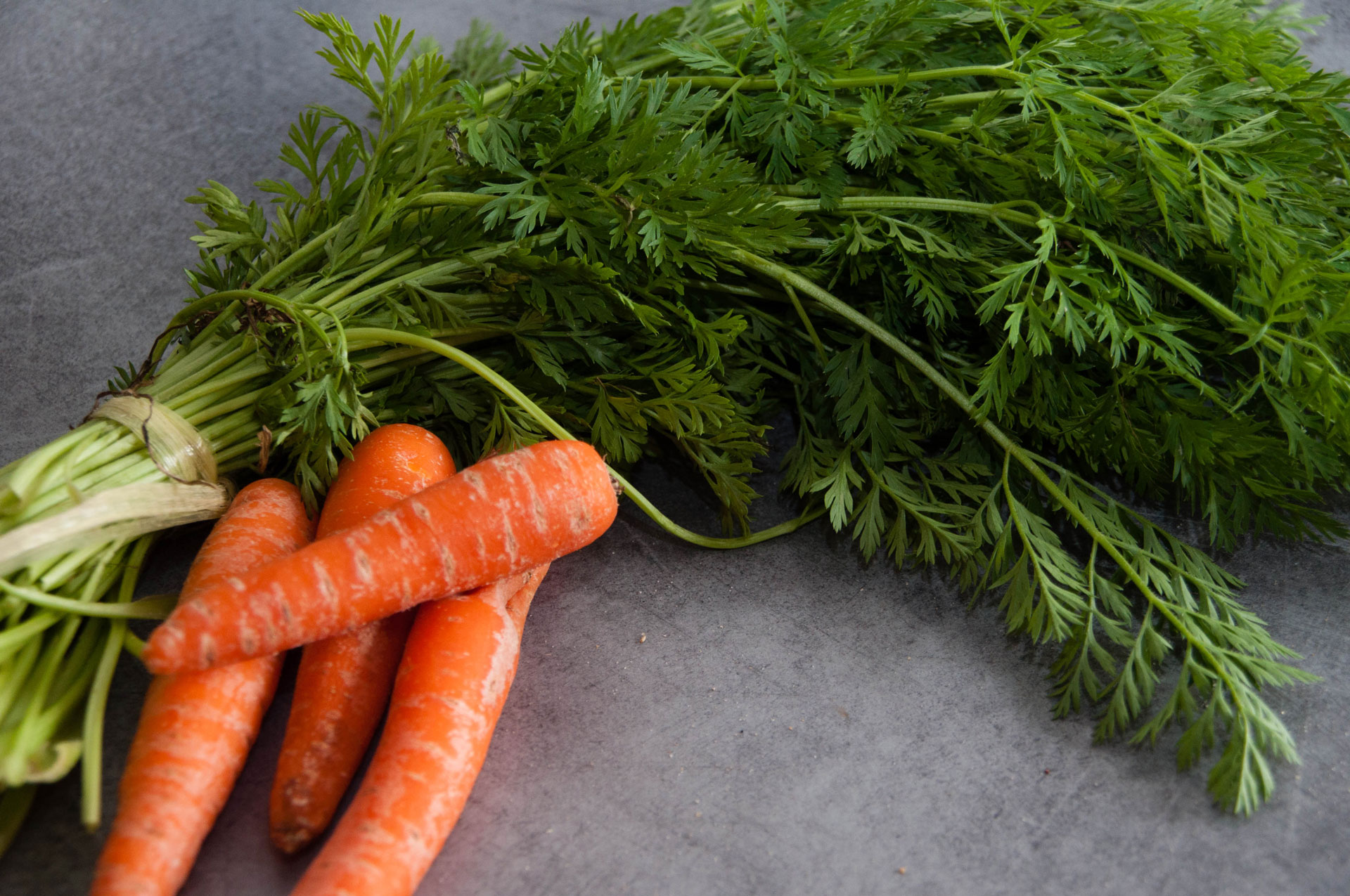 Présentation de Carottes primeurs déglacées au vinaigre balsamique
