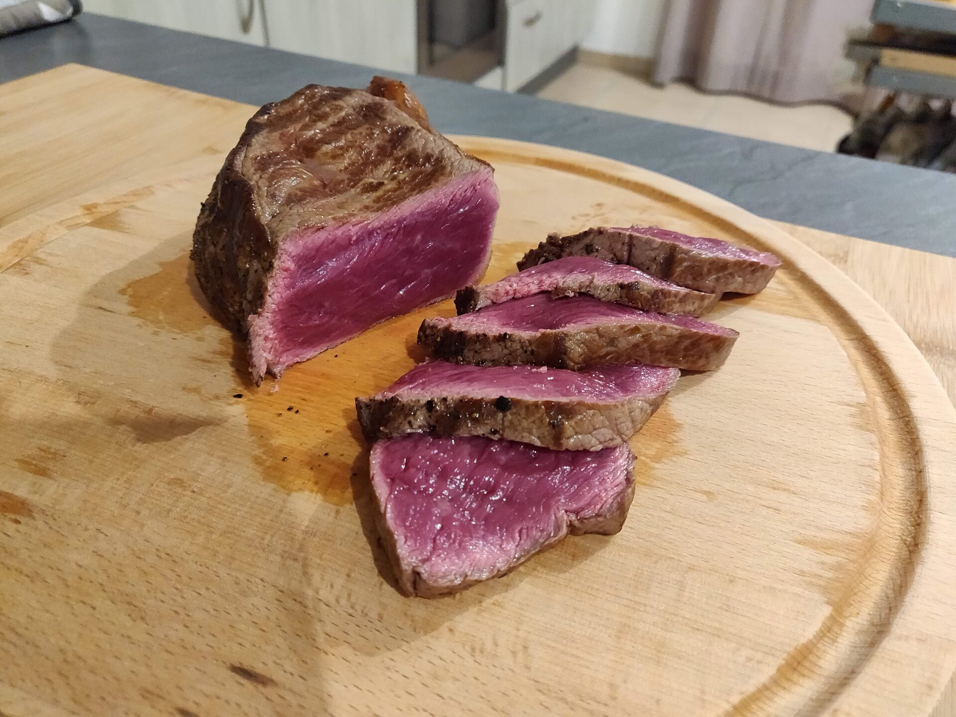 Présentation de Picanha maturée sauce New Yorkaise
