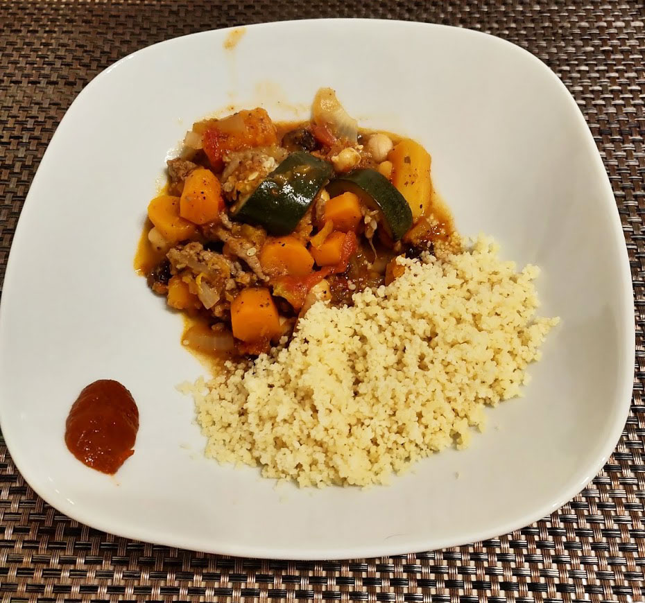 Présentation de Couscous de légumes